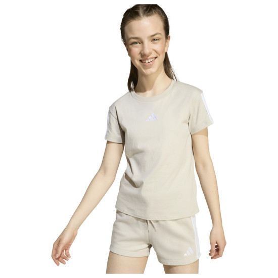Adidas Παιδική κοντομάνικη μπλούζα Essentials 3-Stripes Cotton Tee
